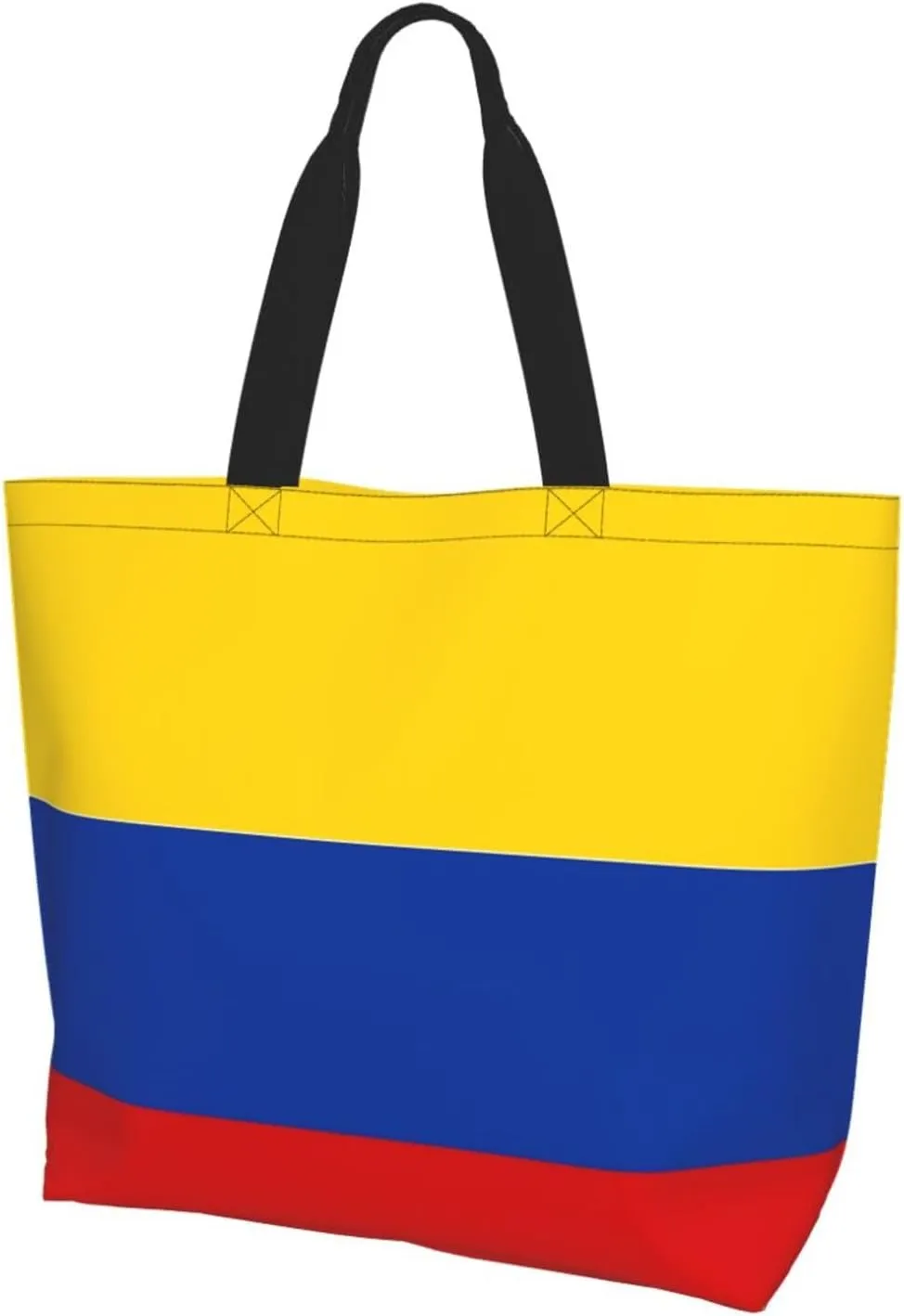Cute Flag Tote Bag For Women Men Gifts Large Reusable Shopping Bags for Beach, Travel,Gym,Yoga