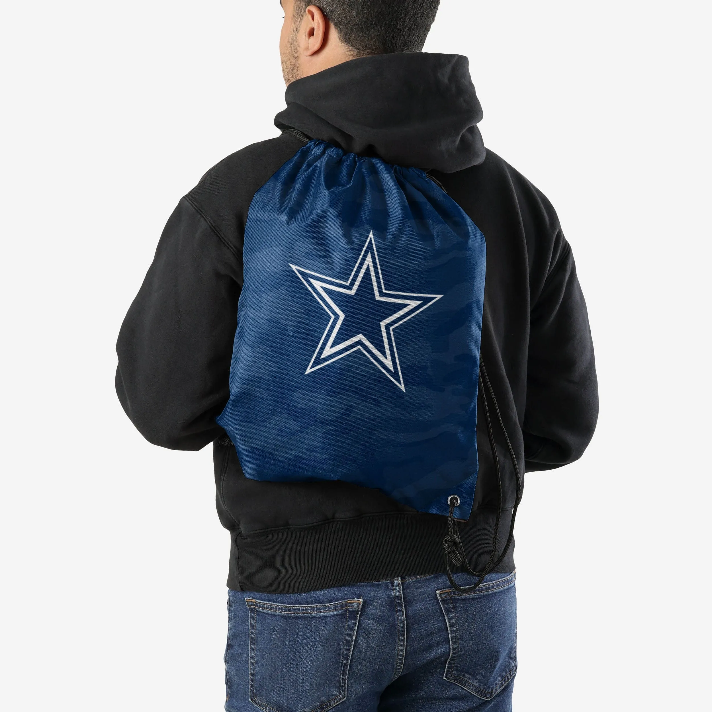 Dallas Cowboys Big Logo Camo Drawstring Backpack