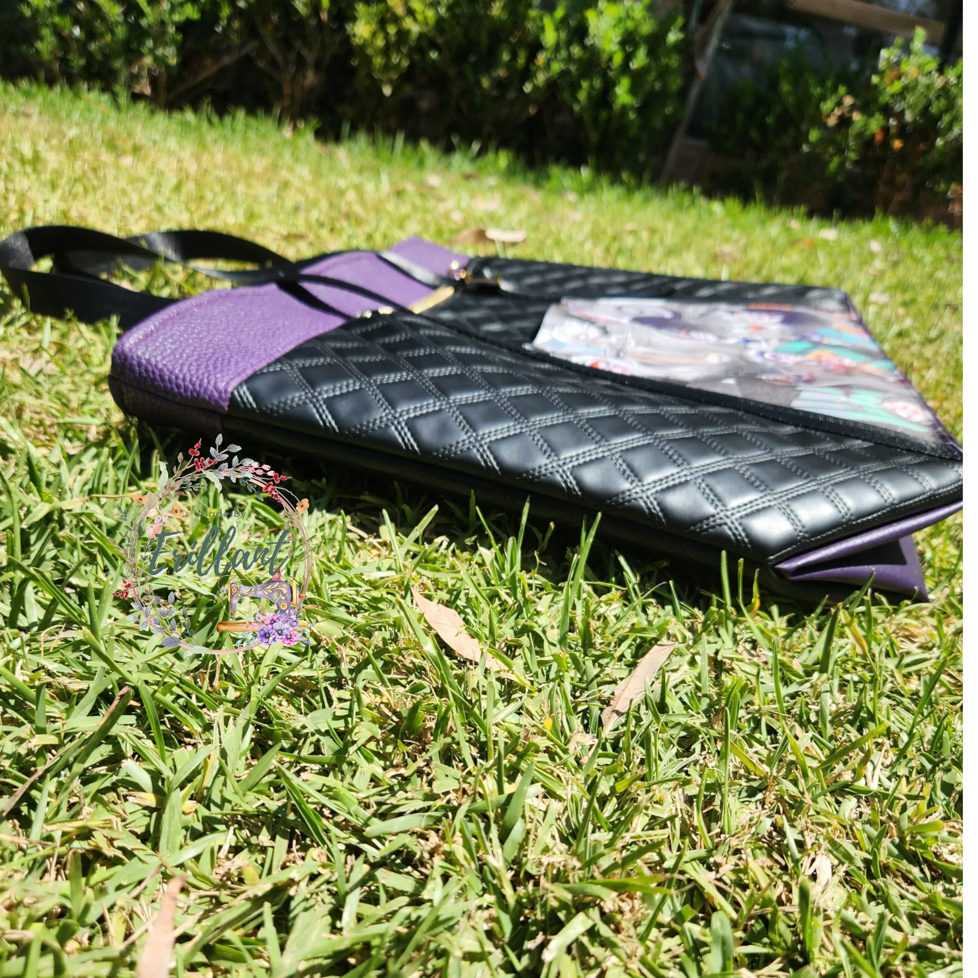 Dark princess Large overnight adjustable Tote bag