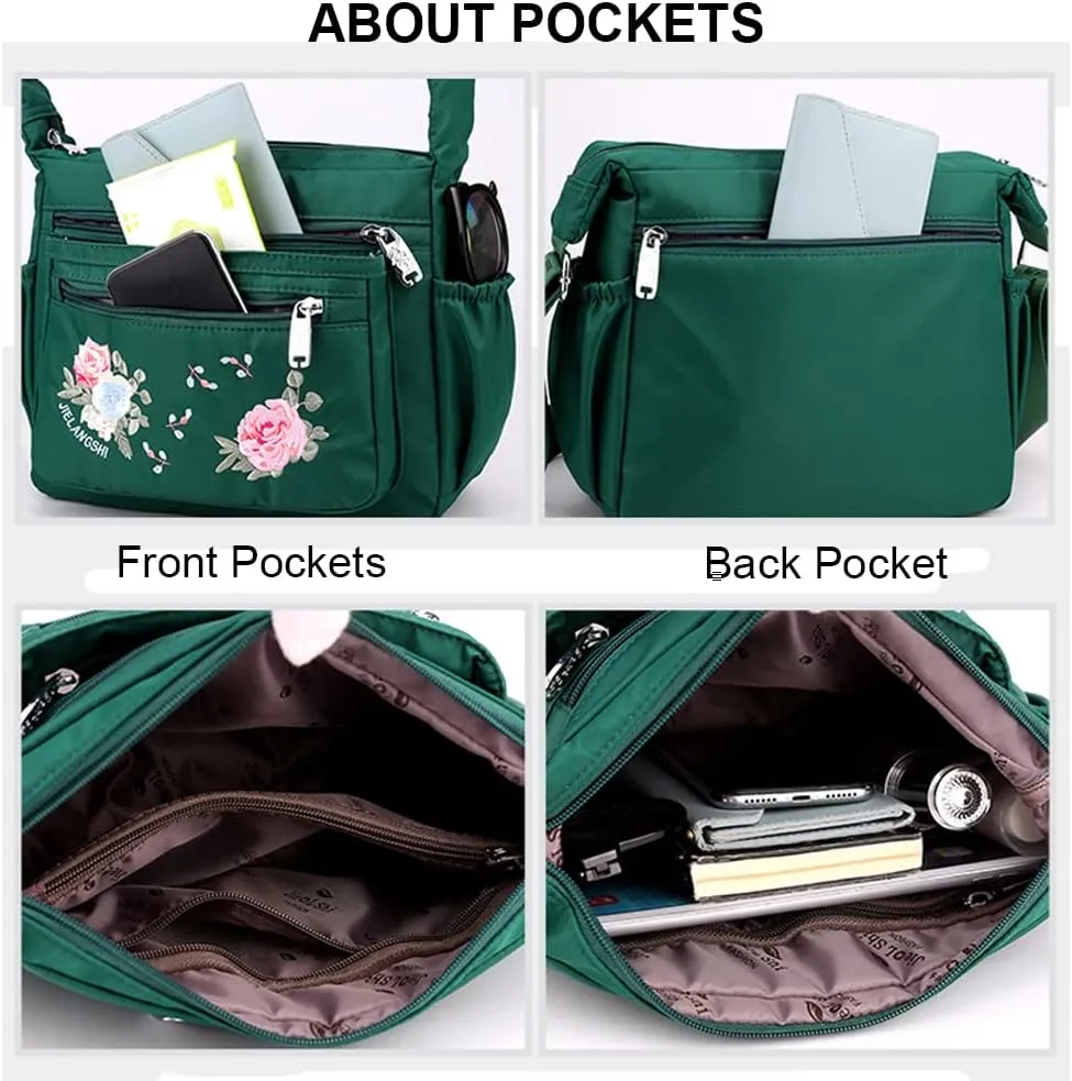 Dayfine Nylon Crossbody Bags for Women Purses and Handbags Satchel Shoulder Bag Casual Messenger Bags Ladies Crossbody Purse