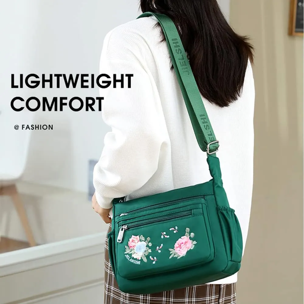 Dayfine Nylon Crossbody Bags for Women Purses and Handbags Satchel Shoulder Bag Casual Messenger Bags Ladies Crossbody Purse