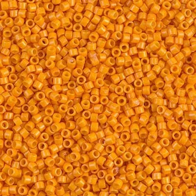 DB 2104, Duracoat Opaque Kumquat - Miyuki Delica Beads - Size 11 - 5 grams - Japanese Cylinder Seed Beads - Retail & Wholesale