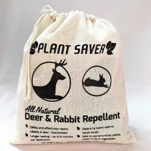 Deer & Rabbit Repellent – All-Natural, Scent-Based Protection – Safe for Pets & Plants – Lasts Up to 6 Months – Also Repels Elk, Moose & Rodents – 2 lbs with 10 Refillable Bags