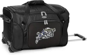 Denco 22-inch Wheeled Duffel Bag, Black, Large