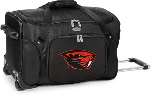 Denco 22-inch Wheeled Duffel Bag, Black, Large