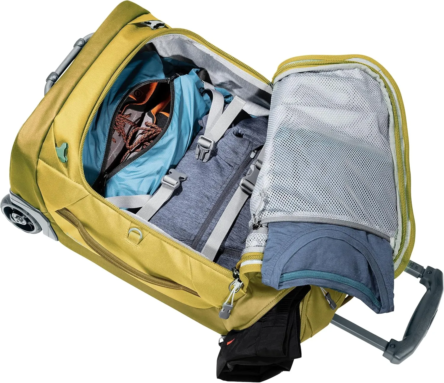 Deuter Unisex AViANT Duffel Pro Movo 36L Wheeled Bag, Corn-Turmeric, 36 Liter
