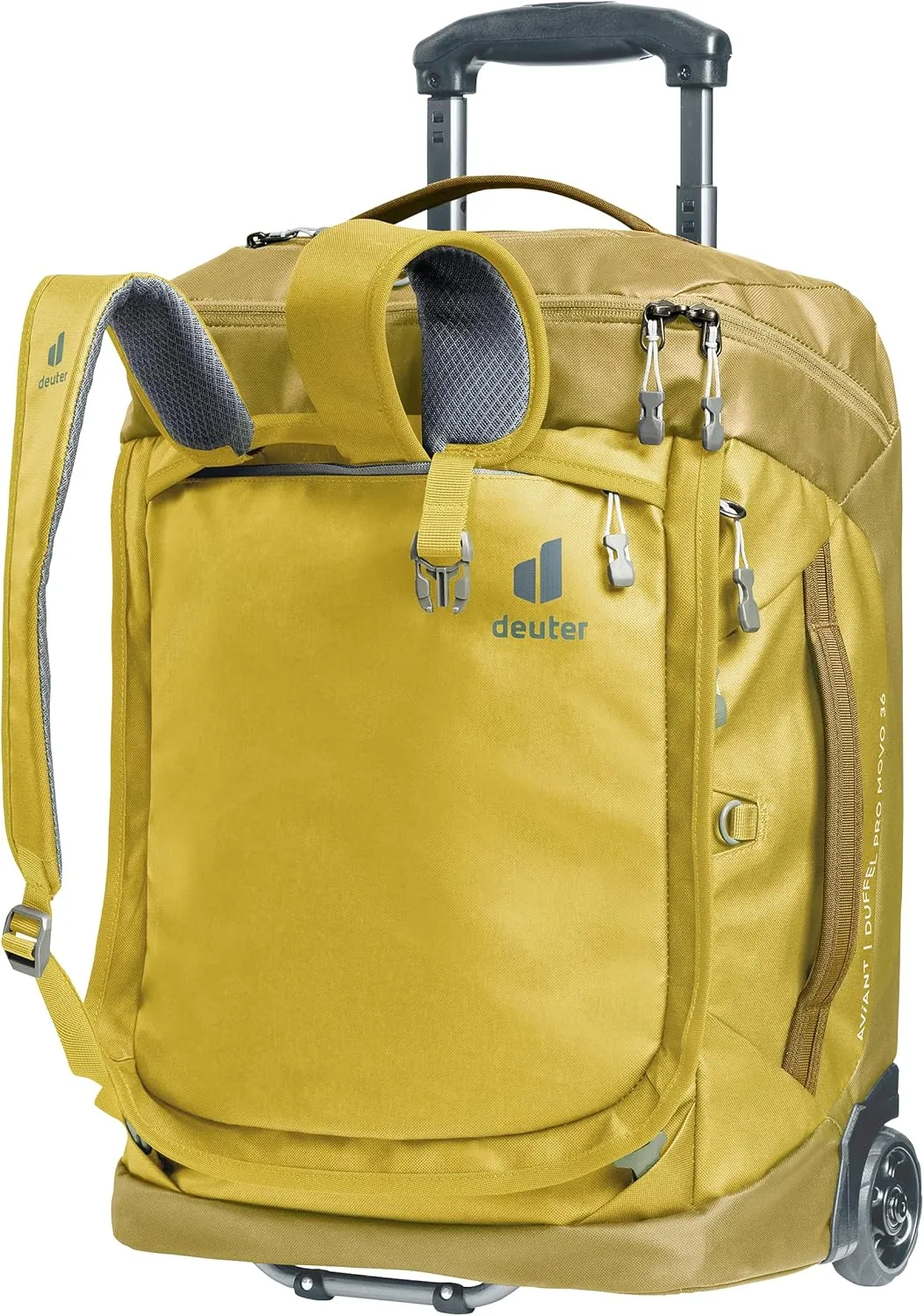 Deuter Unisex AViANT Duffel Pro Movo 36L Wheeled Bag, Corn-Turmeric, 36 Liter