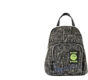 DIME BAGS - Club Kid Backpack - Stylish Mini Backpack with (Hemp Material, Concrete)