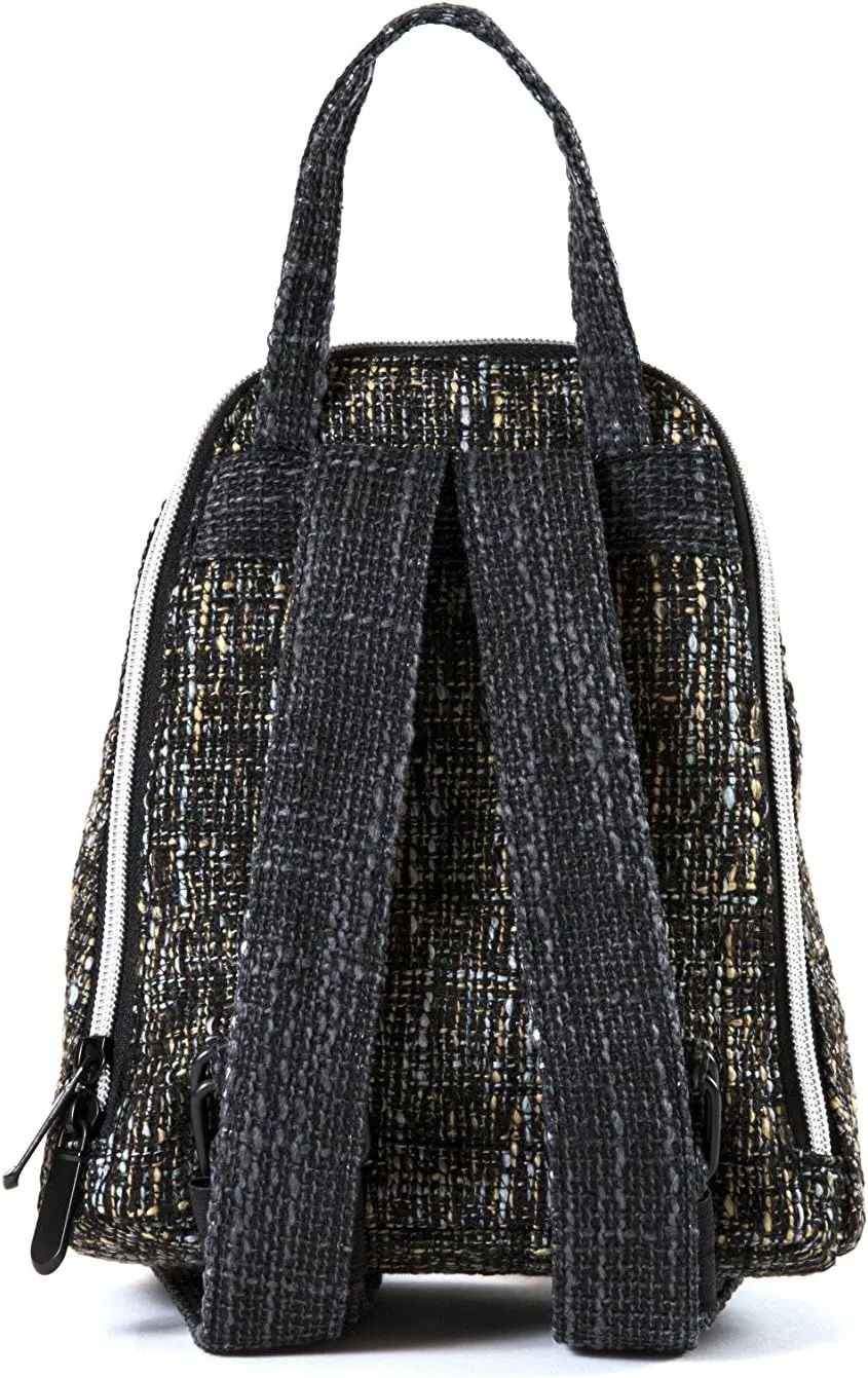 DIME BAGS - Club Kid Backpack - Stylish Mini Backpack with (Hemp Material, Concrete)