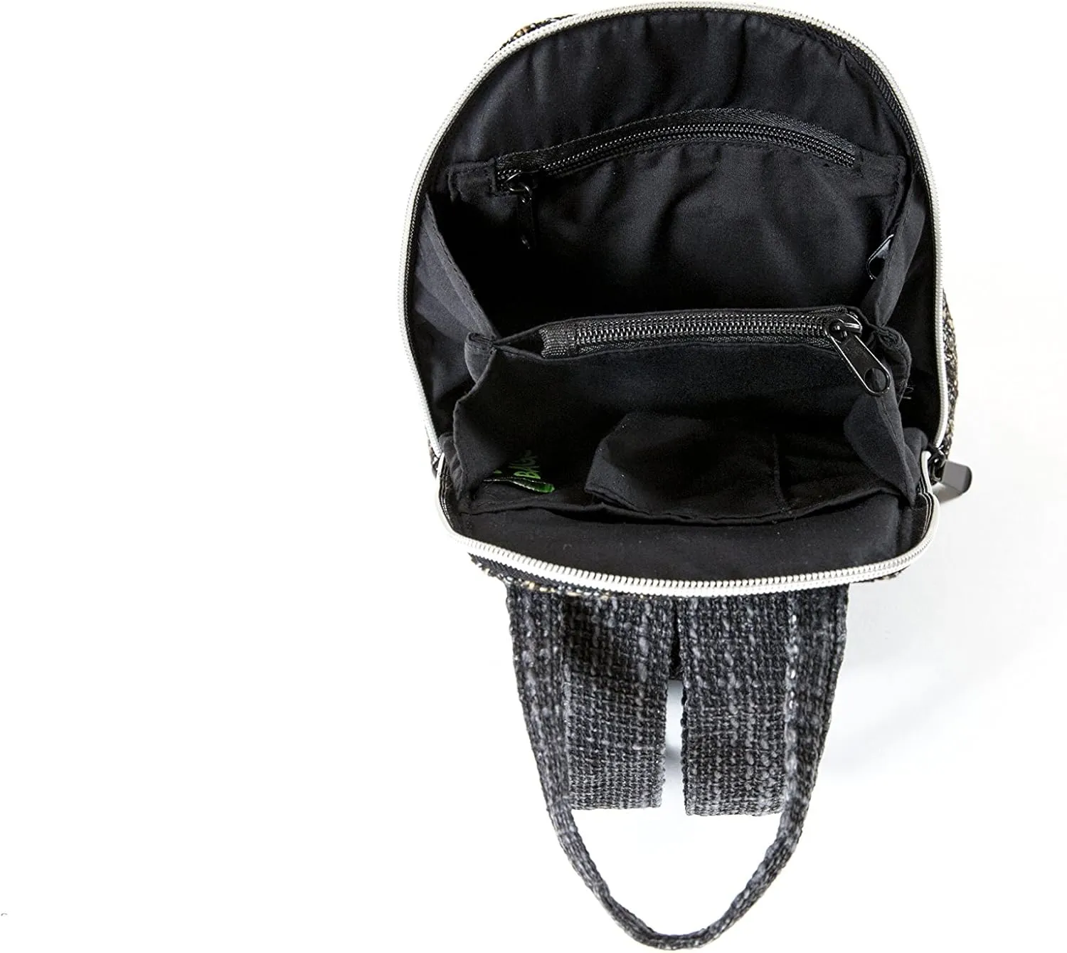 DIME BAGS - Club Kid Backpack - Stylish Mini Backpack with (Hemp Material, Concrete)