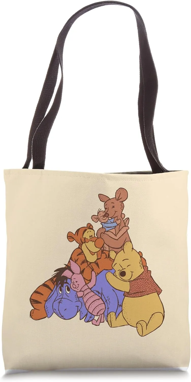 Disney Winnie the Pooh Hundred Acre Kanga Roo Group Hug Tote Bag