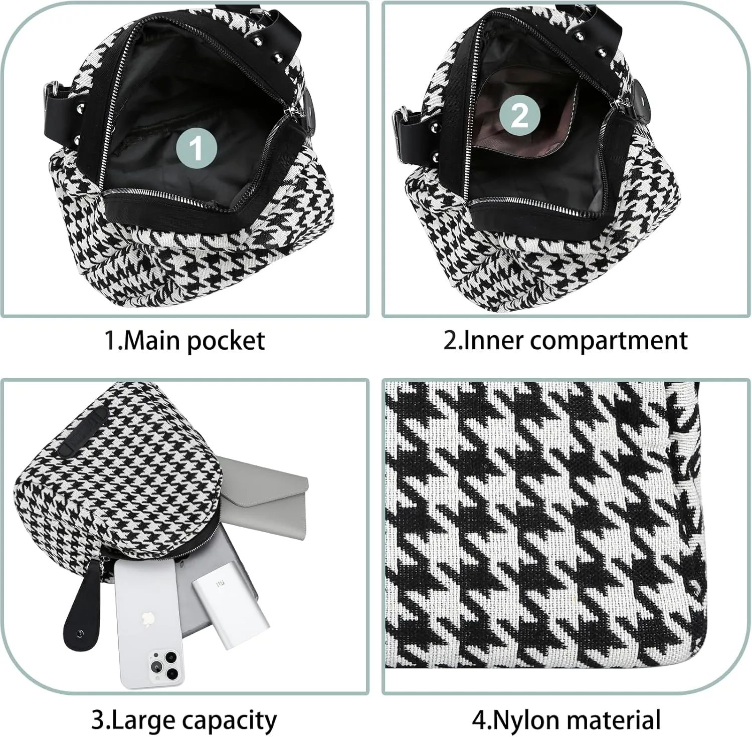 DOB SECHS Crossbody Purse Small Messenger Bags for Women Shoulder Bag…