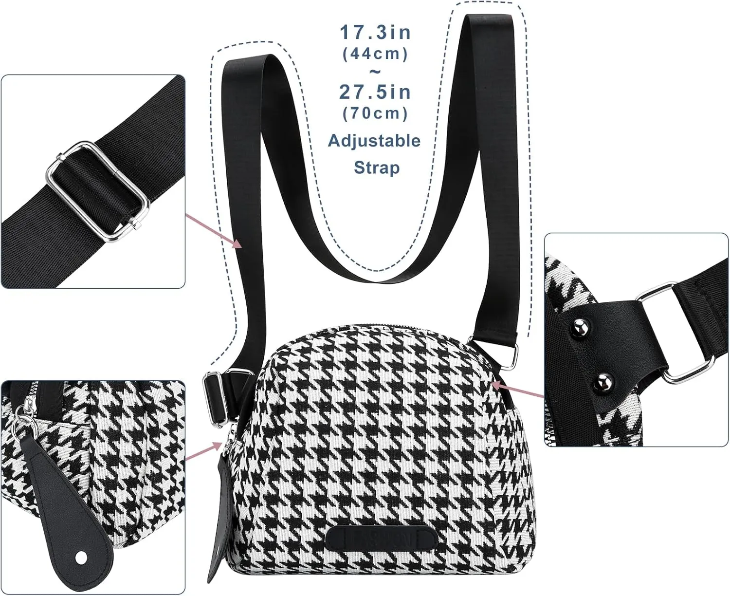 DOB SECHS Crossbody Purse Small Messenger Bags for Women Shoulder Bag…
