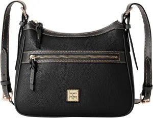 Dooney & Bourke Women's Presley Crossbody in Pebble Grain Leather, Medium Sized Handbag with Adjustable Shoulder Strap