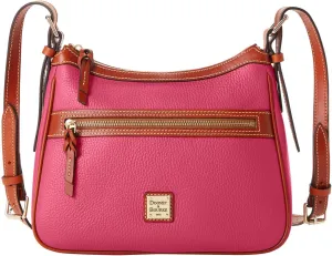 Dooney & Bourke Women's Presley Crossbody in Pebble Grain Leather, Medium Sized Handbag with Adjustable Shoulder Strap