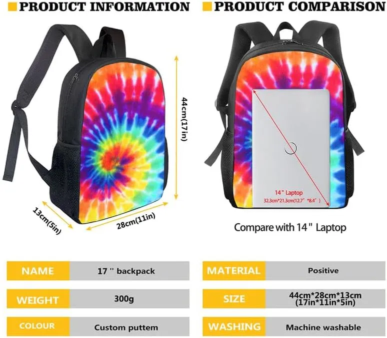 Dragonfly Lotus Retro 3 in 1 School Bags Set Backpacks With Dragonfly Waterlily Hand Drawing Lunch Bags and Pencil Case for Teens Students Boys Girls