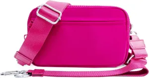 DualMode 2 in 1 Wallet – Nylon Wristlet & Crossbody Bag for Women, Fits Most Smartphones
