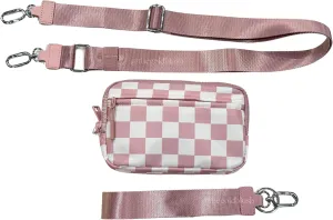 DualMode 2 in 1 Wallet – Nylon Wristlet & Crossbody Bag for Women, Fits Most Smartphones