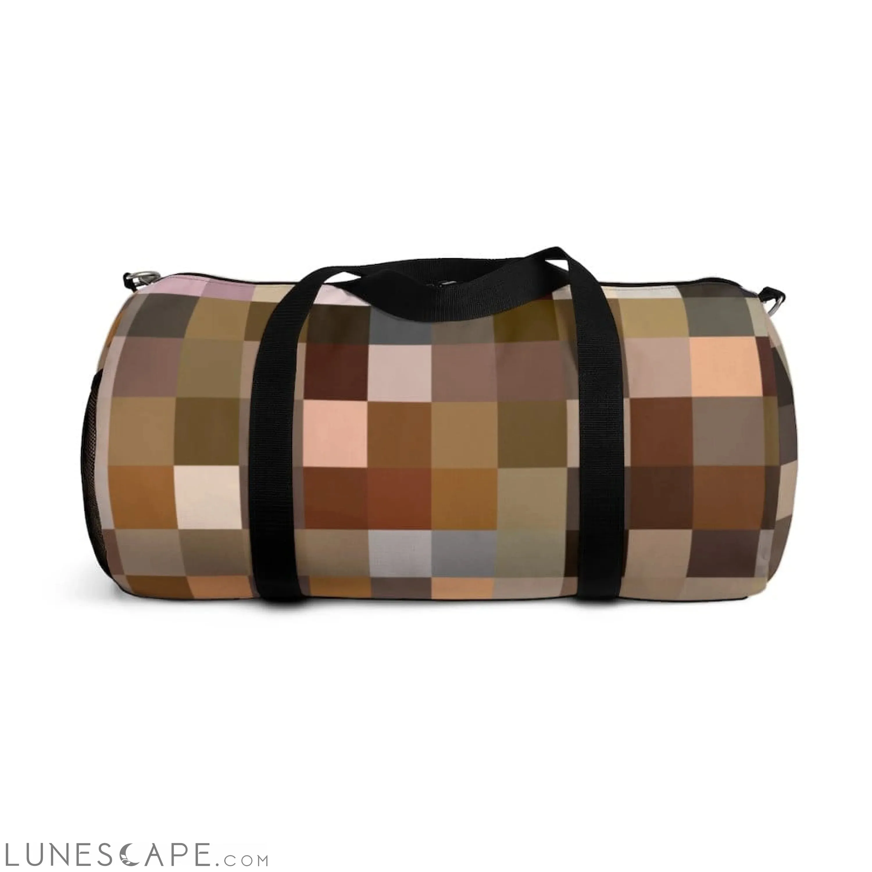 Duffel Bag - Carry on Luggage - Brown Multicolor