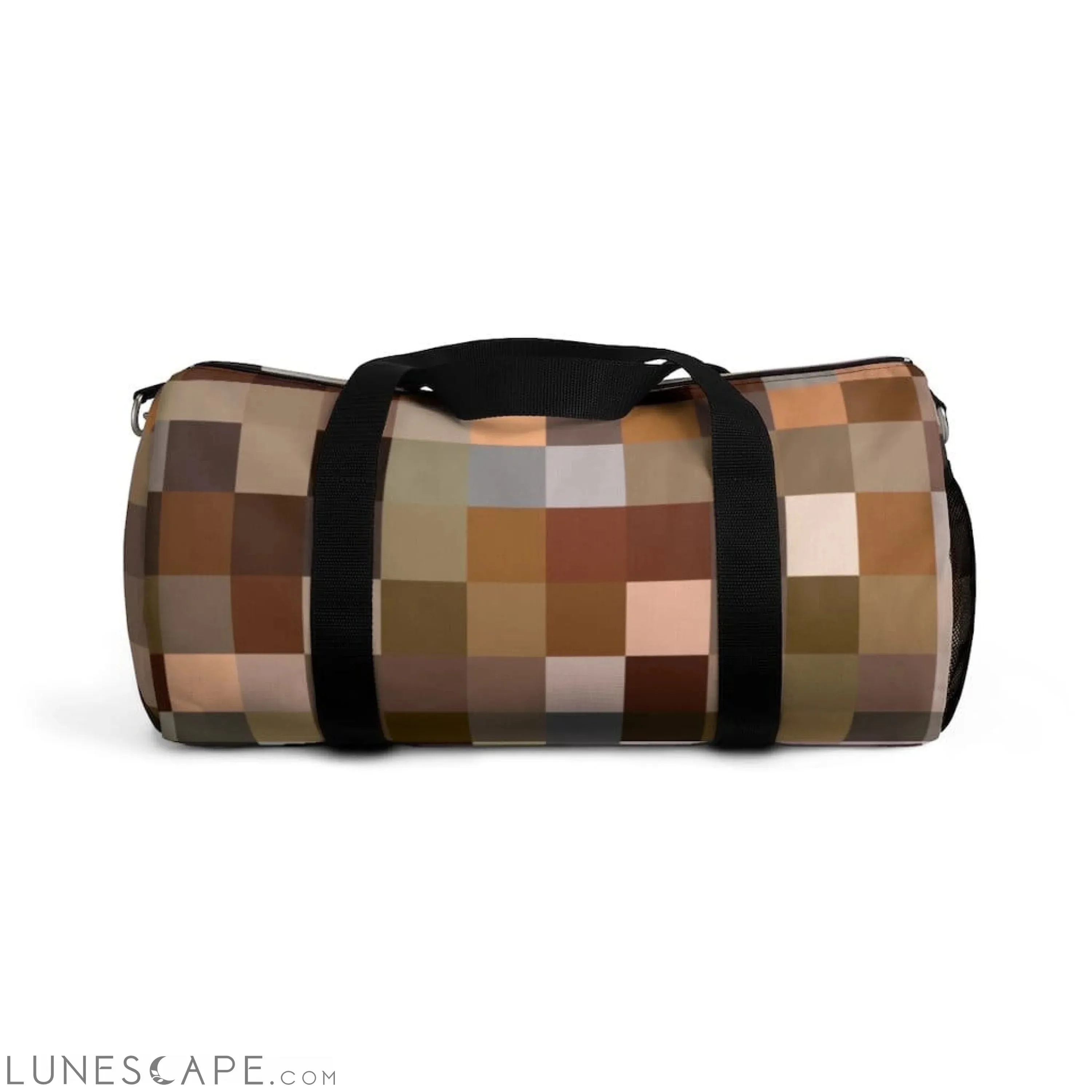 Duffel Bag - Carry on Luggage - Brown Multicolor