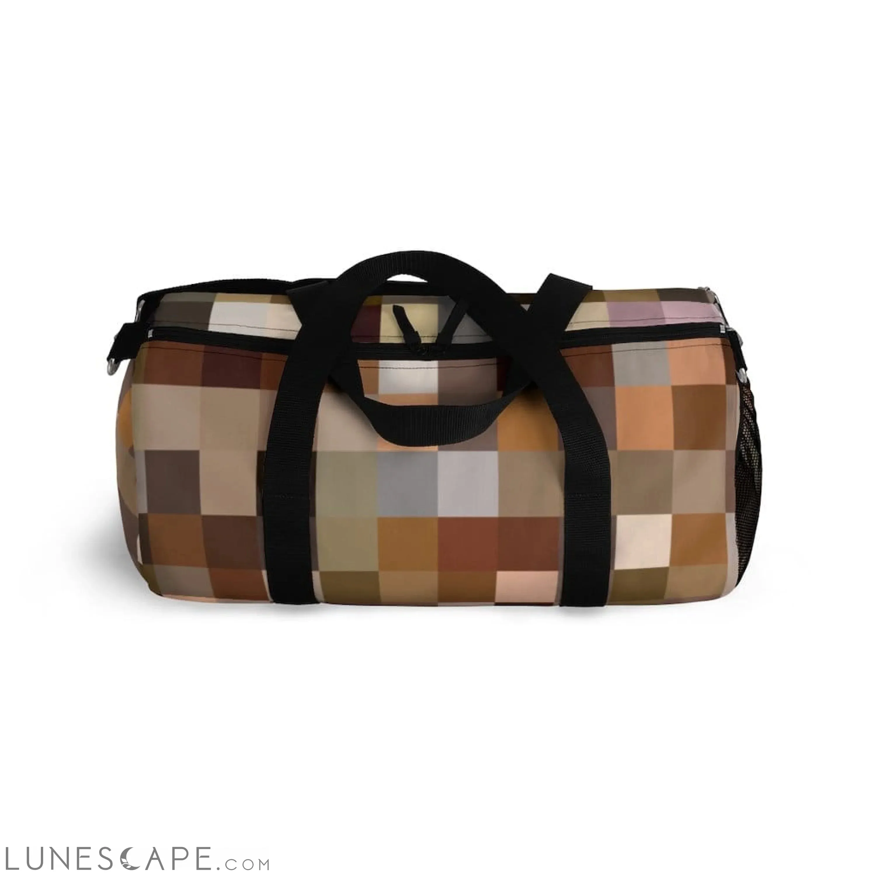 Duffel Bag - Carry on Luggage - Brown Multicolor
