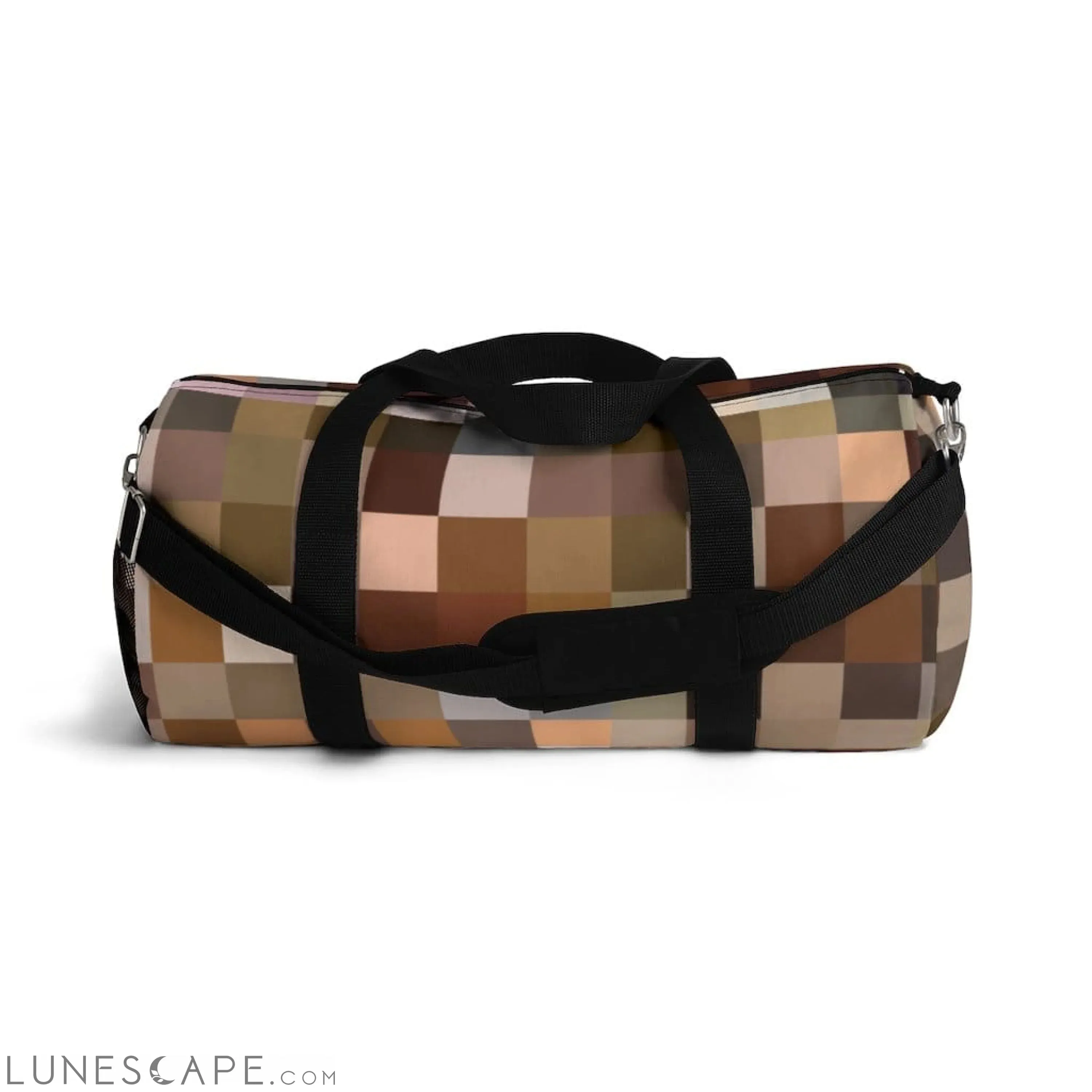 Duffel Bag - Carry on Luggage - Brown Multicolor