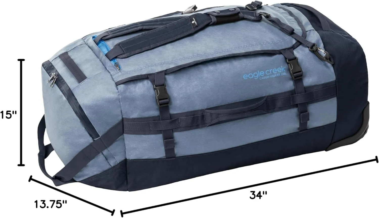 eagle creek Cargo Hauler Wheeled Duffel 130L Glacier Blue