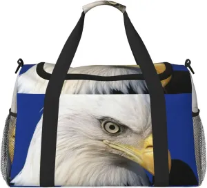 Eagle Travel Duffel Bag Large Foldable Waterproof Overnight Bag For Beach Swim Bags Pool Sports Gym