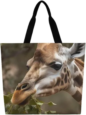 Eating Leaves Tote Bag Large Women Casual Shoulder Bag Reusable Grocery Bag Fasion Handbag for Office Shopping Travel