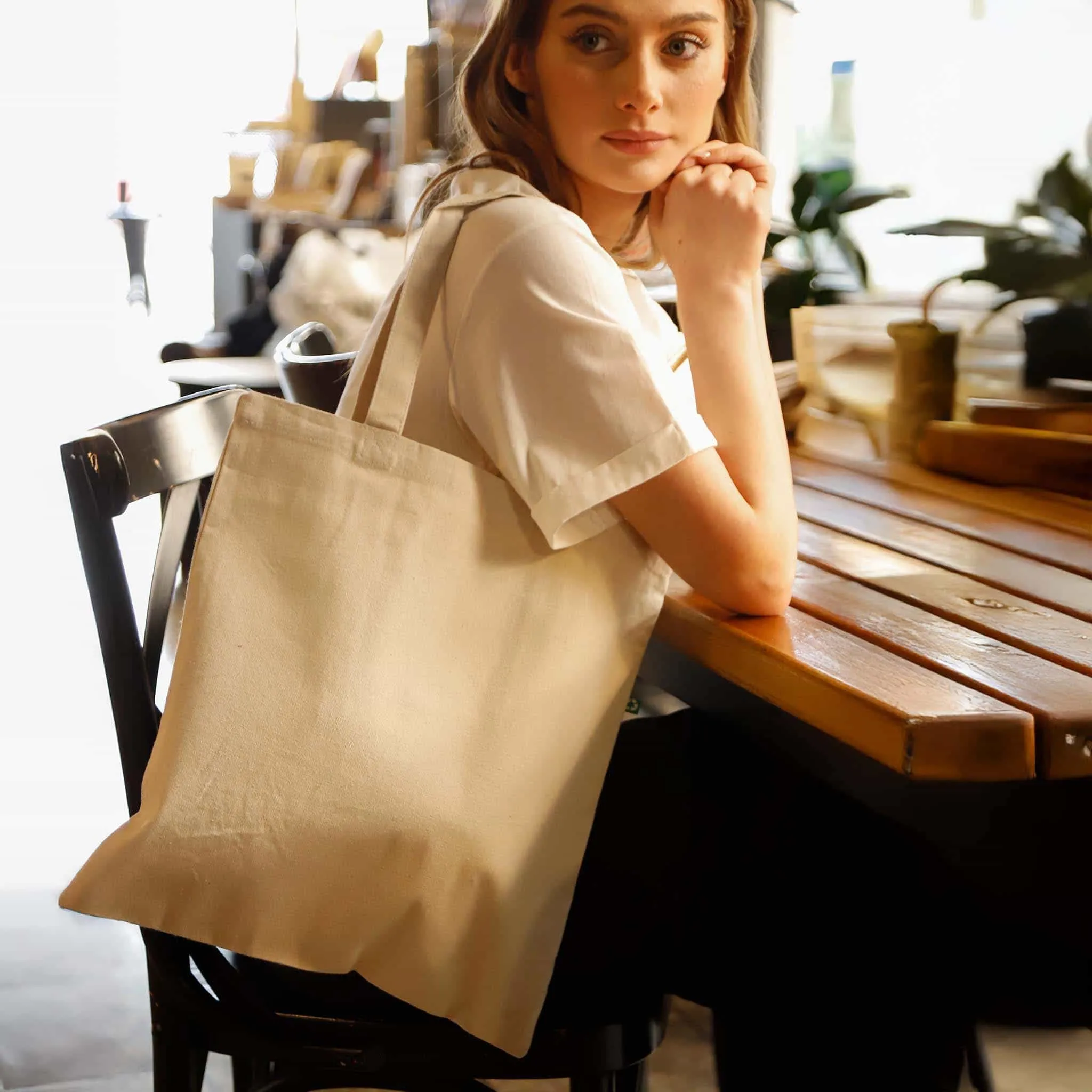 Eco Friendly Classic Recycled Canvas Tote Bags - RC200