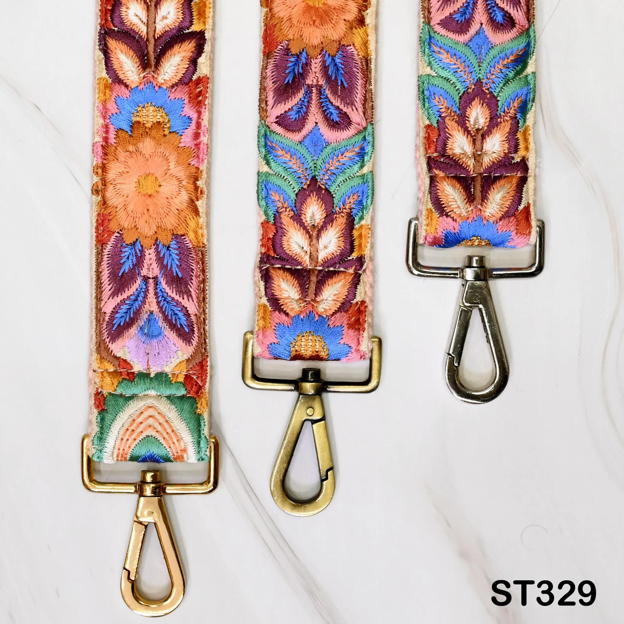 Embroidered Replacement Purse Strap Crossbody Strap for Purses Boho Bags Strap Embroidery Strap Boho Guitar Strap Handbag Strap gift for her