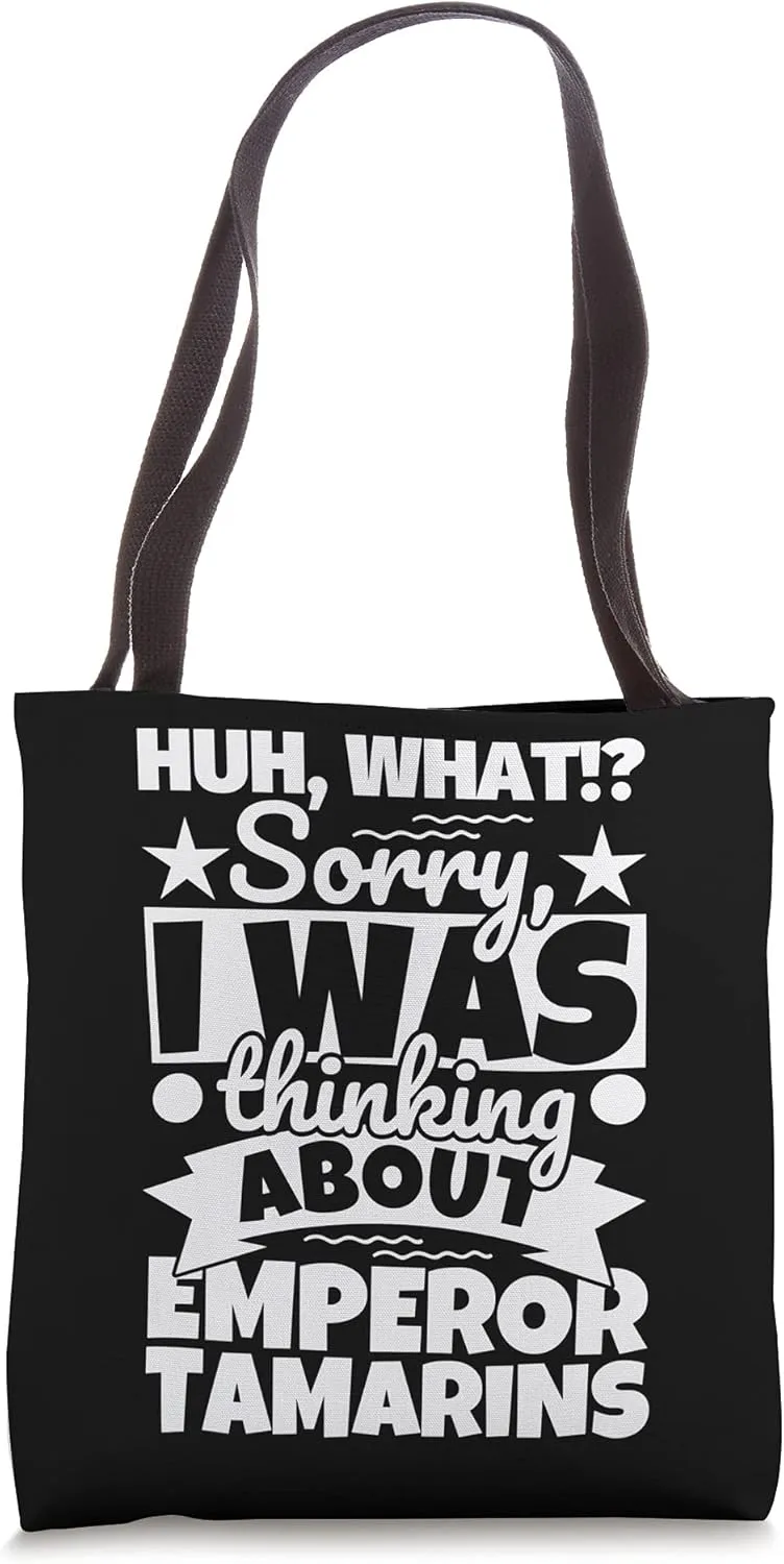 Emperor Tamarins Lover Funny Tote Bag