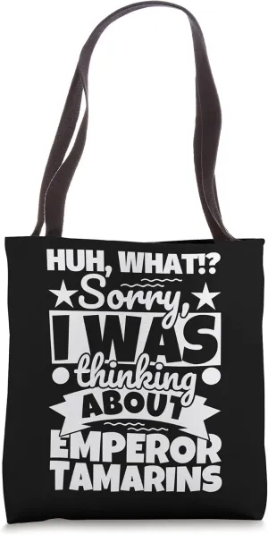 Emperor Tamarins Lover Funny Tote Bag