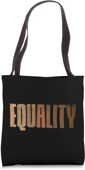 Equality Black Lives Matter BLM African Pride Melanin Gift Tote Bag