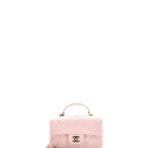 ESMEE - Flap Bag With Top Handle Light Pink