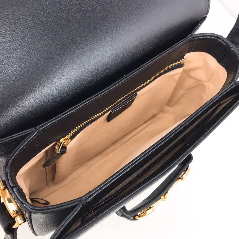 ESMEE Horsebit Limited discounts 1955 Weather-resistant Black Shoulder - Bag