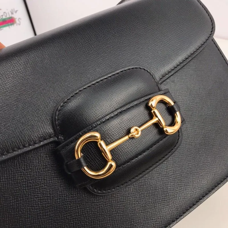 ESMEE Horsebit Limited discounts 1955 Weather-resistant Black Shoulder - Bag