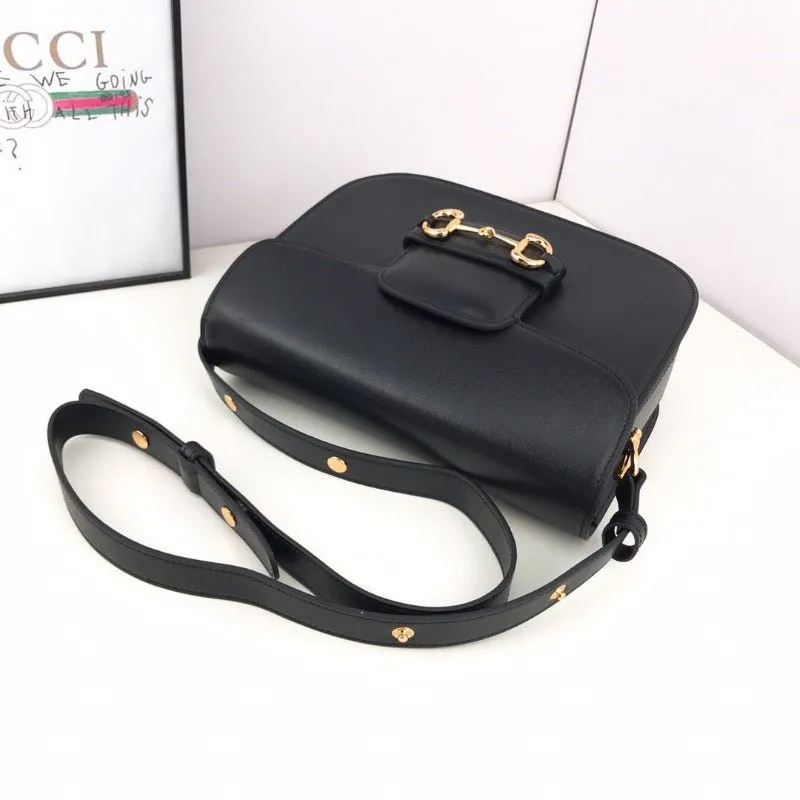 ESMEE Horsebit Limited discounts 1955 Weather-resistant Black Shoulder - Bag