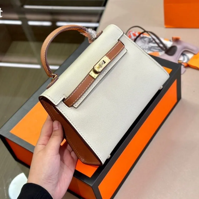 ESMEE - Kelly Mini Handbag Milk/Brown