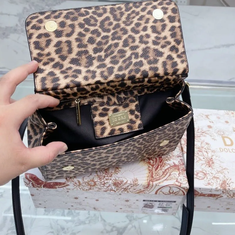 ESMEE Kim - Leopard Effective communication Bag Sicily Connected Print