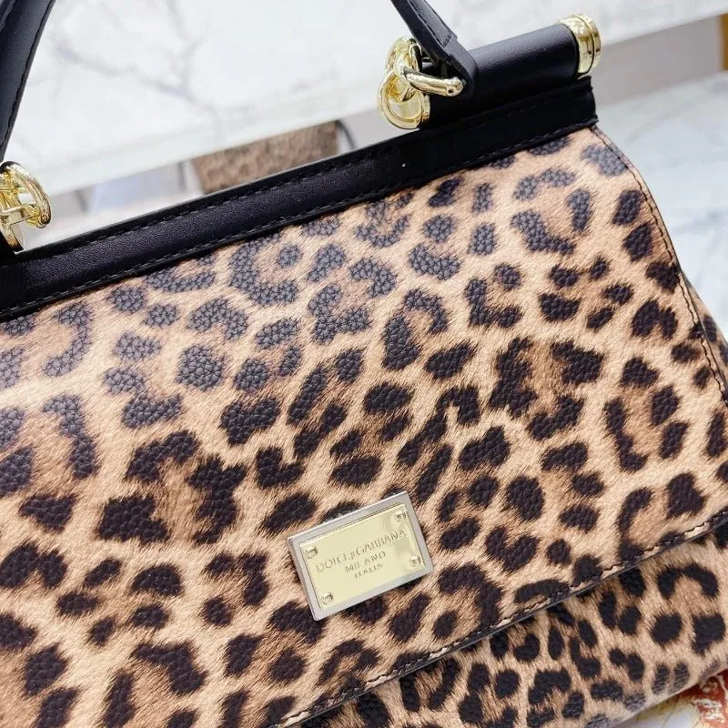 ESMEE Kim - Leopard Effective communication Bag Sicily Connected Print