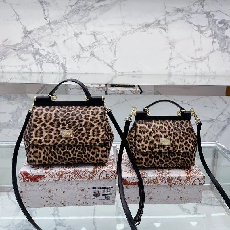 ESMEE Kim - Leopard Effective communication Bag Sicily Connected Print