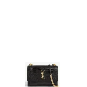 ESMEE - Sunset Shoulder Bag Black Croc