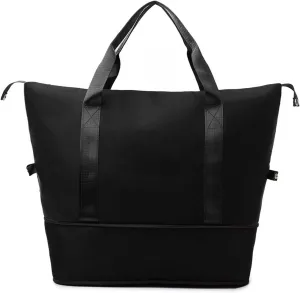Expandable Travel Duffel Bag Collapsible Waterproof Large Capacity Travel Handbag Sports Gym Bag