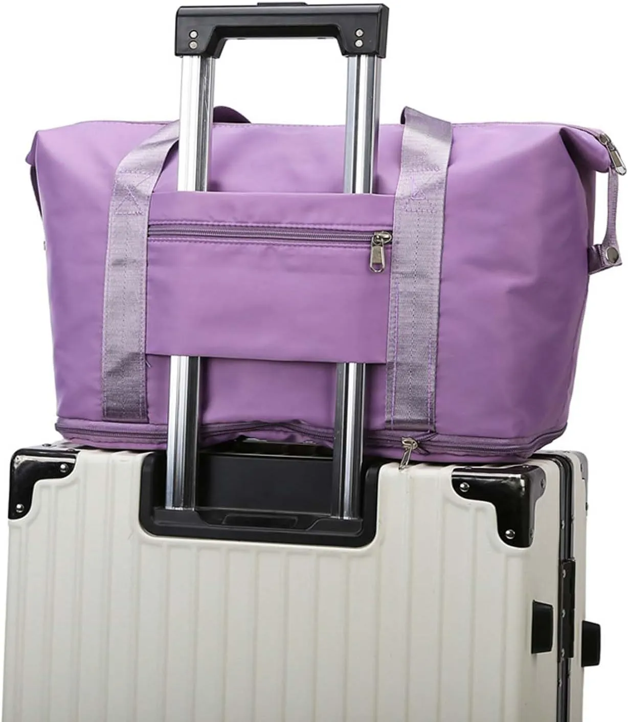 Expandable Travel Duffel Bag Collapsible Waterproof Large Capacity Travel Handbag Sports Gym Bag