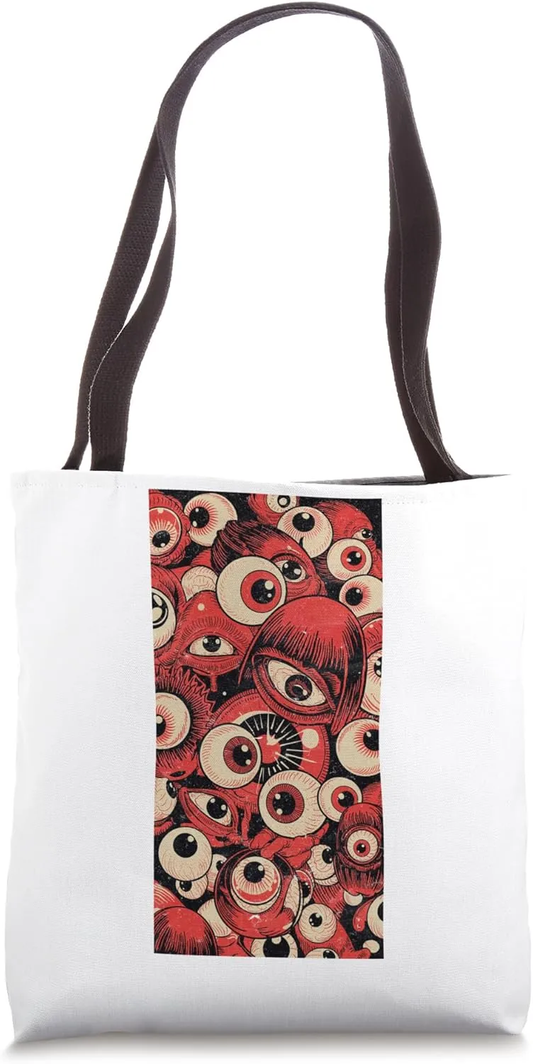Eyeballs Graphic Tote Bag