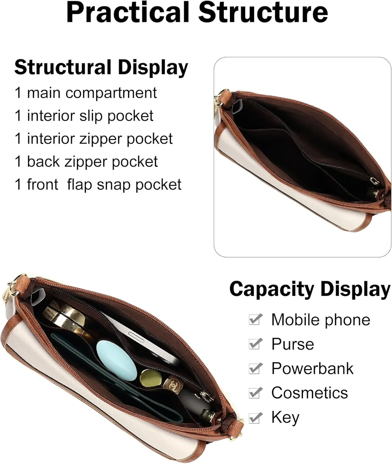FADEON Wristlet Clutch Purses for Women,Vegan Leather Crossbody Bags Designer Women Wallet Purse with Chain Strap