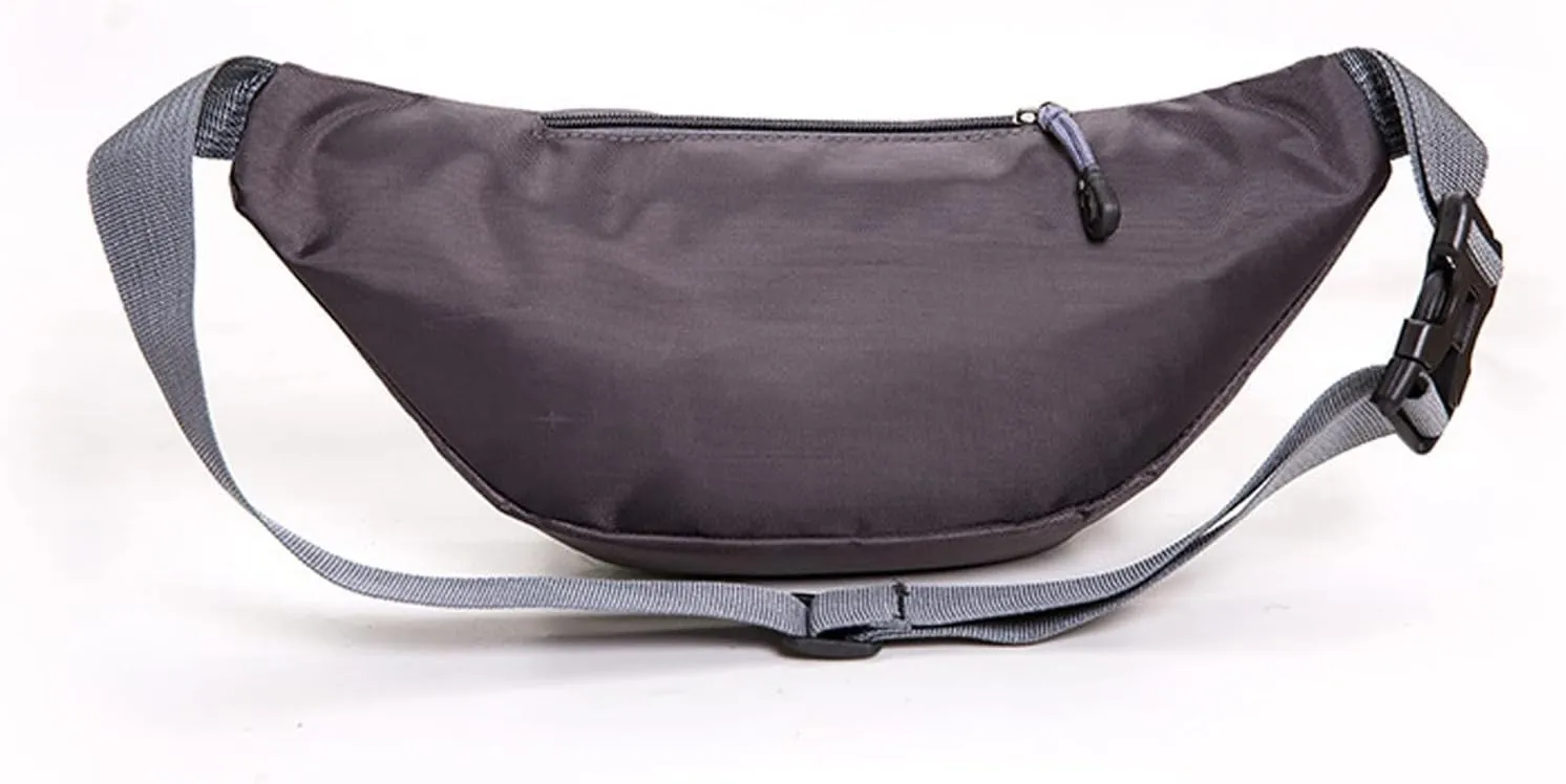 Fanny Pack Men's Nylon Portable Waist Bags Women's Outdoor Sports Waist Bags Waterproof Waist Bag (Red)