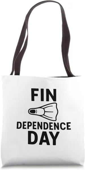 Fin Dependence Day Tote Bag