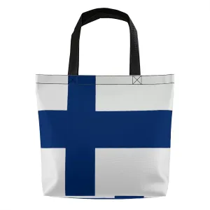 Finland Finnish Finns Tote Bag for Women Men Large Reusable Beach Shoulder Bags With Zipper for Gym Shopping Travel Gifts Yoga